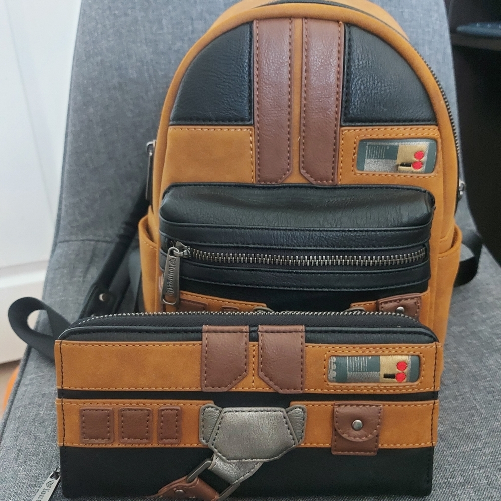 Loungefly Star Wars backpack and wallet